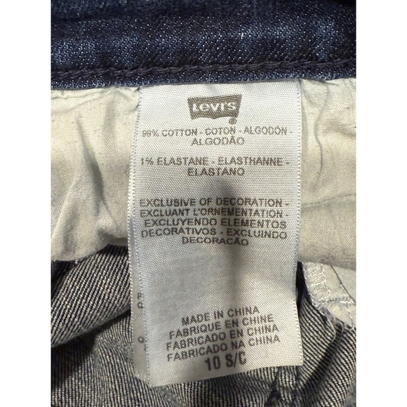 Levi's Mid Rise Skinny Jeans Blue Denim Womens - Picture 7 of 7